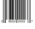 Barcode Image for UPC code 059330000037