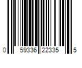 Barcode Image for UPC code 059336223355