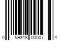 Barcode Image for UPC code 059348000074