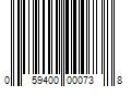 Barcode Image for UPC code 059400000738