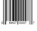 Barcode Image for UPC code 059437000077