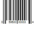 Barcode Image for UPC code 059500000034