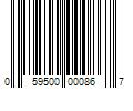 Barcode Image for UPC code 059500000867