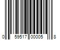 Barcode Image for UPC code 059517000058