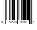 Barcode Image for UPC code 059520000021