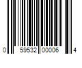 Barcode Image for UPC code 059532000064