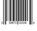 Barcode Image for UPC code 059570000064