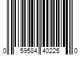 Barcode Image for UPC code 059584402250