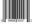 Barcode Image for UPC code 059586000072