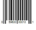 Barcode Image for UPC code 059600000101