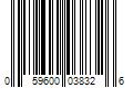 Barcode Image for UPC code 059600038326