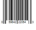 Barcode Image for UPC code 059642220543