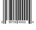 Barcode Image for UPC code 059709400024