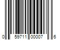 Barcode Image for UPC code 059711000076