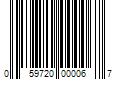 Barcode Image for UPC code 059720000067