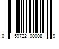 Barcode Image for UPC code 059722000089