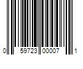 Barcode Image for UPC code 059723000071