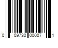 Barcode Image for UPC code 059730000071