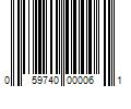 Barcode Image for UPC code 059740000061