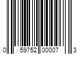 Barcode Image for UPC code 059752000073