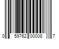 Barcode Image for UPC code 059762000087