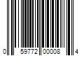 Barcode Image for UPC code 059772000084