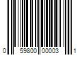 Barcode Image for UPC code 059800000031