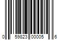 Barcode Image for UPC code 059823000056