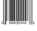 Barcode Image for UPC code 059860000088