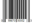 Barcode Image for UPC code 059870000023