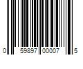 Barcode Image for UPC code 059897000075