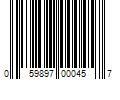 Barcode Image for UPC code 059897000457