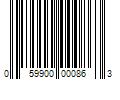 Barcode Image for UPC code 059900000863