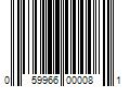 Barcode Image for UPC code 059966000081