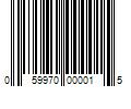 Barcode Image for UPC code 059970000015