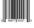 Barcode Image for UPC code 059977000070