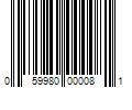 Barcode Image for UPC code 059980000081