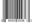 Barcode Image for UPC code 060000000363