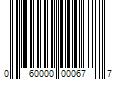 Barcode Image for UPC code 060000000677