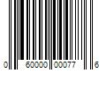 Barcode Image for UPC code 060000000776