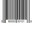 Barcode Image for UPC code 060000001018