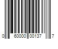 Barcode Image for UPC code 060000001377