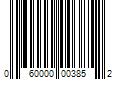 Barcode Image for UPC code 060000003852