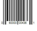 Barcode Image for UPC code 060000004361. Product Name: 