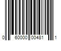 Barcode Image for UPC code 060000004811