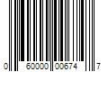 Barcode Image for UPC code 060000006747