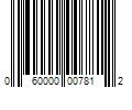 Barcode Image for UPC code 060000007812