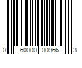 Barcode Image for UPC code 060000009663