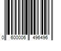 Barcode Image for UPC code 0600006496496