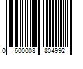 Barcode Image for UPC code 0600008804992